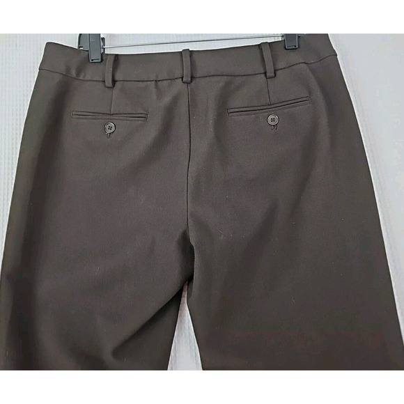Talbots ~Woman Size 12 Petite~ Brown Modern Fit Dress Bootcut Pants Office Wear. - Picture 8 of 9